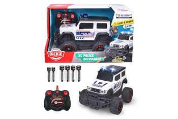 Pojazd SOS RC policyjny Suzuki Jimmy Dickie Toys zdalnie sterowany 20cm