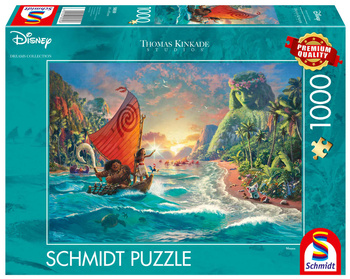 Puzzle 1000 PQ T. Kinkade Vaiana Skarb oceanu Disney 111742