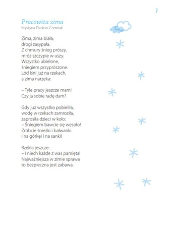 Wiersze i opowiadania Zima