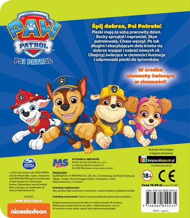 Słodkich snów, Psi Patrolu. Słodkich snów