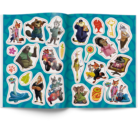 Disney Zwierzogród 2 Kolorowanka z naklejkami NA-9142