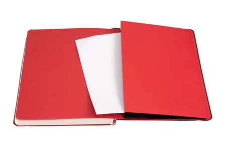 Notes Miłość A5 kratka czerwony