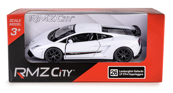 RMZ City Lamborghini LP570-4 Gallardo biały w skali 1:36