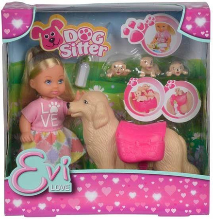 Lalka Evi psia opiekunka