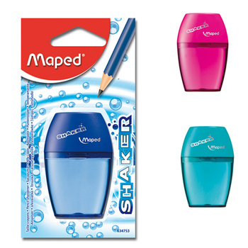 Temperówka Maped Shaker jeden otwór  1szt.mix