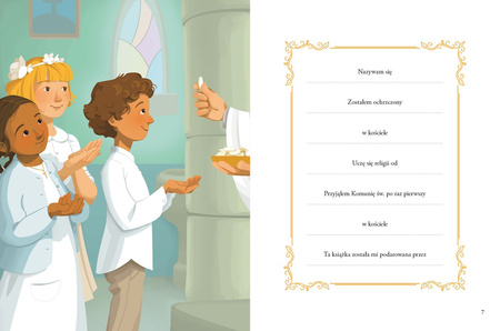 Jezus przychodzi do Ciebie. Książka na Pierwszą Komunię Świętą