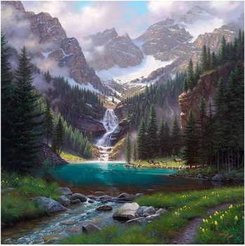 Diamentowa Mozaika Potok w górach NO-1009193