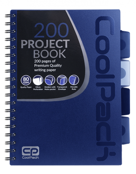 Kołobrulion B5 Coolpack 200 kartek ciemnoniebieski