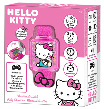 Zegarek edukacyjny z grami Hello Kitty GEN4148
