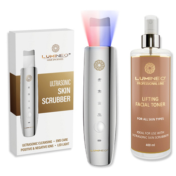 Peeling kawitacyjny Led + tonik lifting LUMINEO