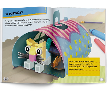 Lego Books Build & Fold Crafts Zwierzaki Słodziaki Z NCB-6601