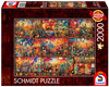 Puzzle 2000 PQ Podróże z książką i winem 113391