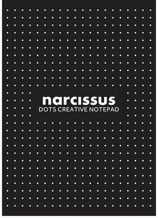 Blok A4 60k kropki czarny klejony z góry pakiet 6 sztuk