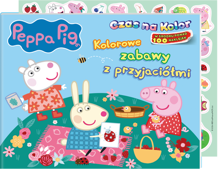 Kolorowe zabawy z przyjaciółmi. Świnka Peppa. Czas na kolor