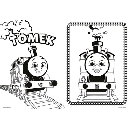 Tomek i Przyjaciele. Mega kolorowanka