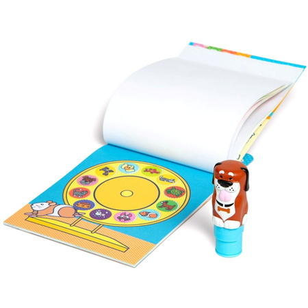 Mellisa&Doug Stempel z naklejkami Piesek + książeczka