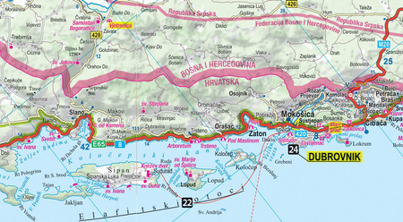 Chorwacja map&guide XL część południowa PL laminat 2023