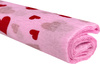 Paczka Bibuła marszczona 50x200 serca czerwone na różowym 10 rolek