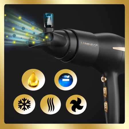 Suszarka Silken Flow z zestawem serum LUMINEO