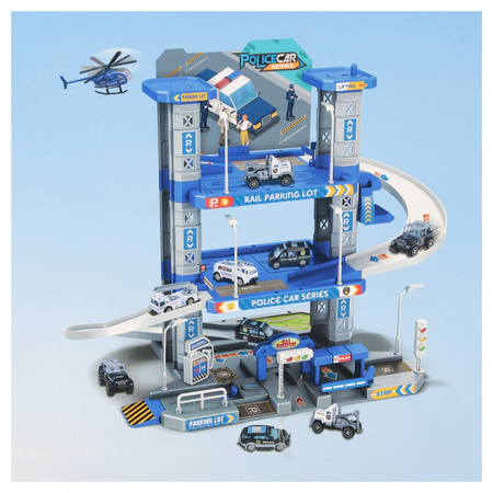 Parking Policja z akcesoriami