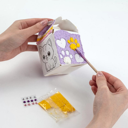 Kreowanie po numerach szkatułka kotek Kidea