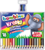 Kredki ołówkowe Bambino 18 kolorów z temperówką