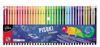 Pisaki Kidea w etui 36 kolorów