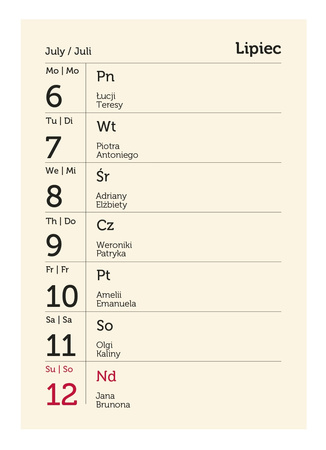 Terminarz 2026 Mikro tygodniowy 01
