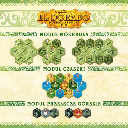 Gra Wyprawa do El Dorado Mokradła i smoki dodatki