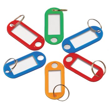 Zawieszki do kluczy kolor mix 6 szt. .