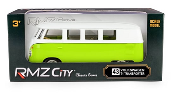 RMZ City  Volkswagen Samba Bus zielony w skali 1:32