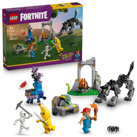 Lego Fortnite Skórek i Iskra oraz obóz 77075