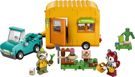 Lego Animal Crossing Leif i jego karawan oraz sklep ogrodniczy 77054