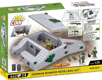 COBI Klocki Regelbau 667 - German Bunker