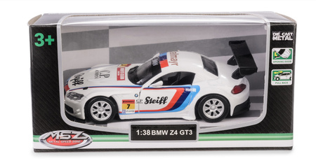MSZ BMW Z4 GT3 biały w skali 1:38