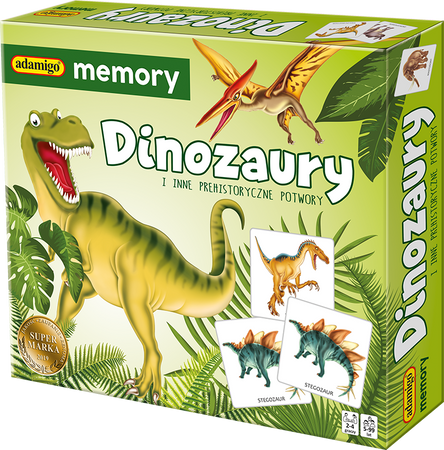 Gra Memory dinozaury