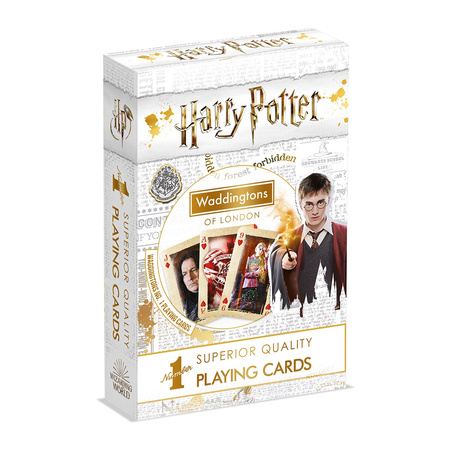 Karty do gry Waddingtons No.1 Harry Potter White
