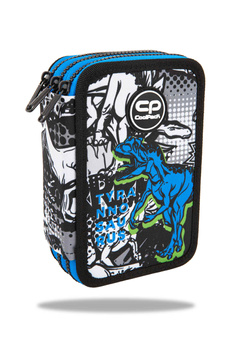 Piórnik potrójny z wyposażeniem Coolpack Jumper 3 T-Rex