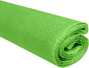 Paczka Bibuła marszczona 50x200 limonkowy 10 rolek