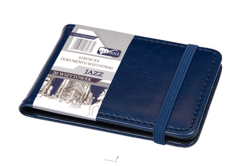 Album na 20 wizytówek Jazz granatowy
