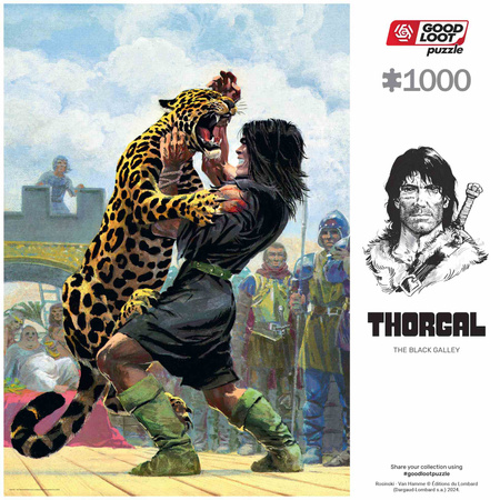 Puzzle 1000 Comic Book Thorgal The Black Galley Czarna Galera