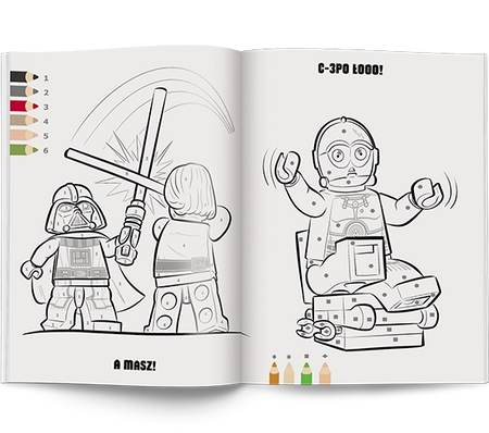 Lego Star Wars Kolorowanka według kodu KKO-6301