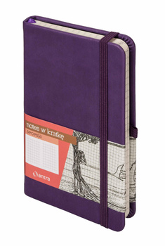 Notes Secesja A7 kratka purpura