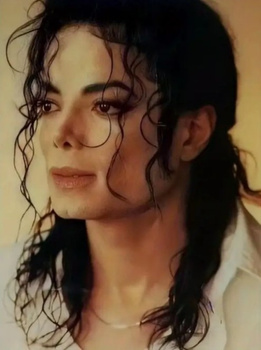 Diamentowa Mozaika Michael Jackson z kręconymi włosami w białej koszuli NO-2003120