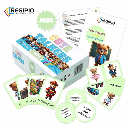 CUTE TALKERS JOBS Zestaw do nauki języka angielskiego