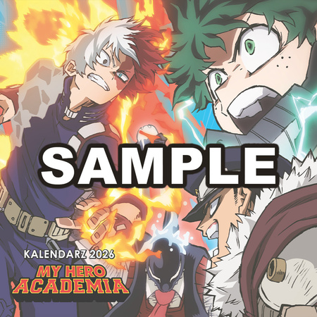 Kalendarz 2026 My Hero Academia ścienny
