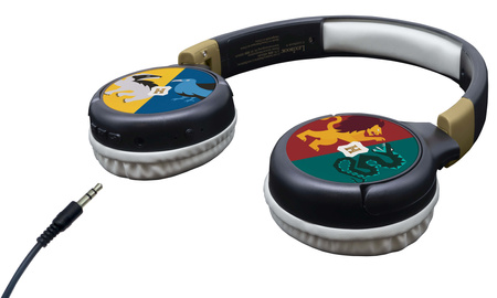 Składane słuchawki Harry Potter 2 w 1 Bluetooth i przewodowe z zabezpieczeniem głośności dla dzieci HPBT010HP