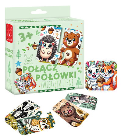 Gra Połącz Połówki Leśne Zwierzęta