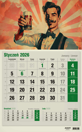 Kalendarz 2026 KTJEKO 1szt.mix