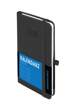 Kalendarz 2026 Memofix B6 TDW czarny